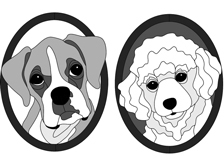 Boxer &amp; Poodle Puppy Heads PDF Download
