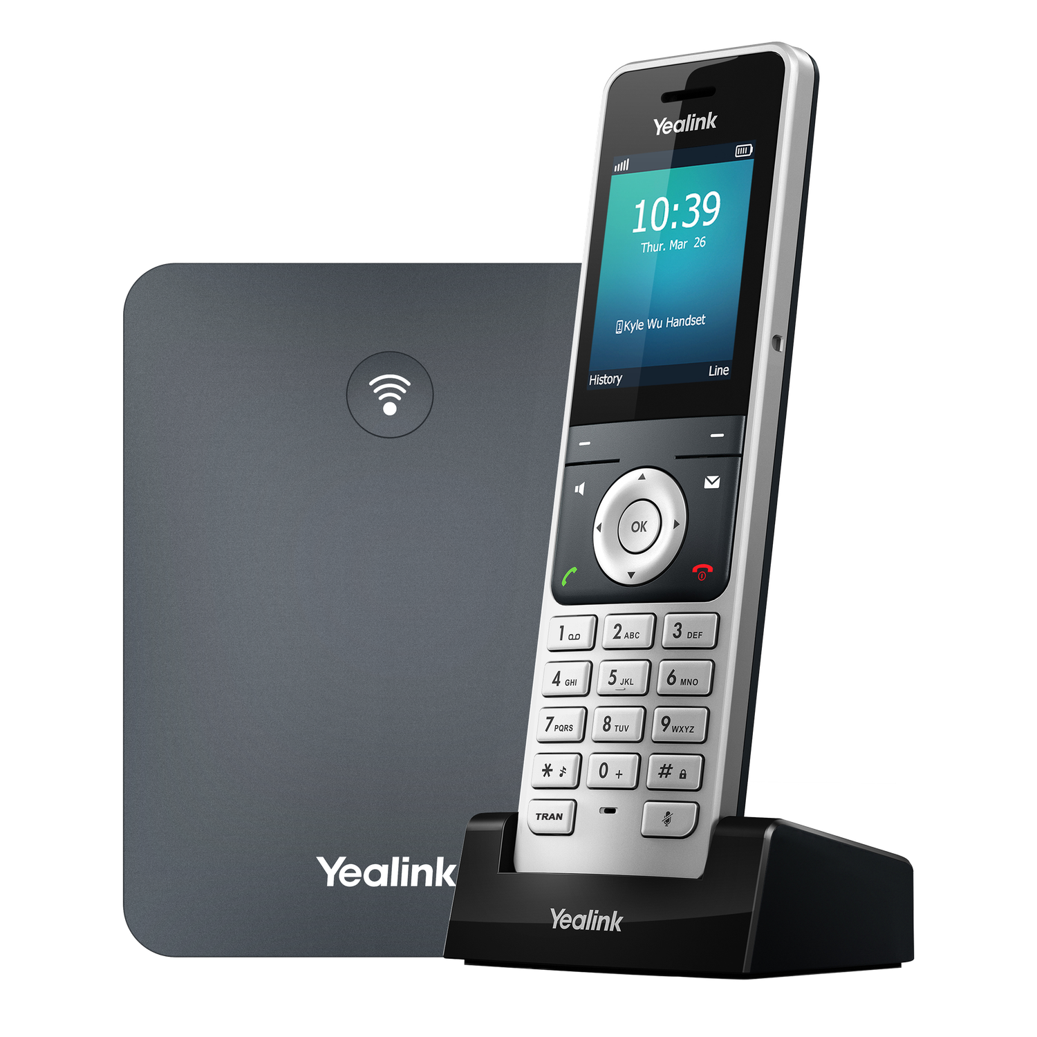 YEA-W76P IP DECT Phone bundle W56H with W70 base