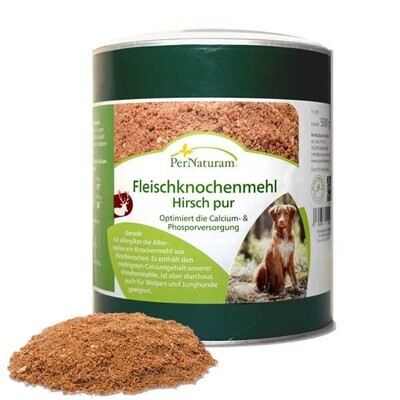 Fleischknochenmehl Hirsch Pur, 500g