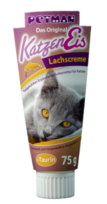 Katzen-Eis Lachscreme