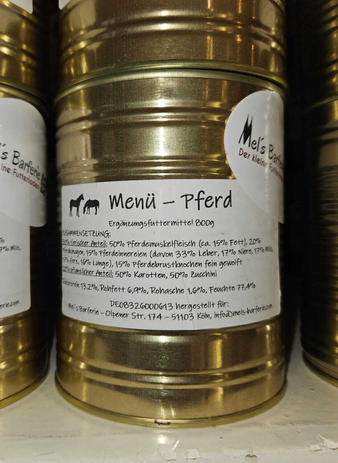 Menü Pferd, 800g - Mel´s Barferie