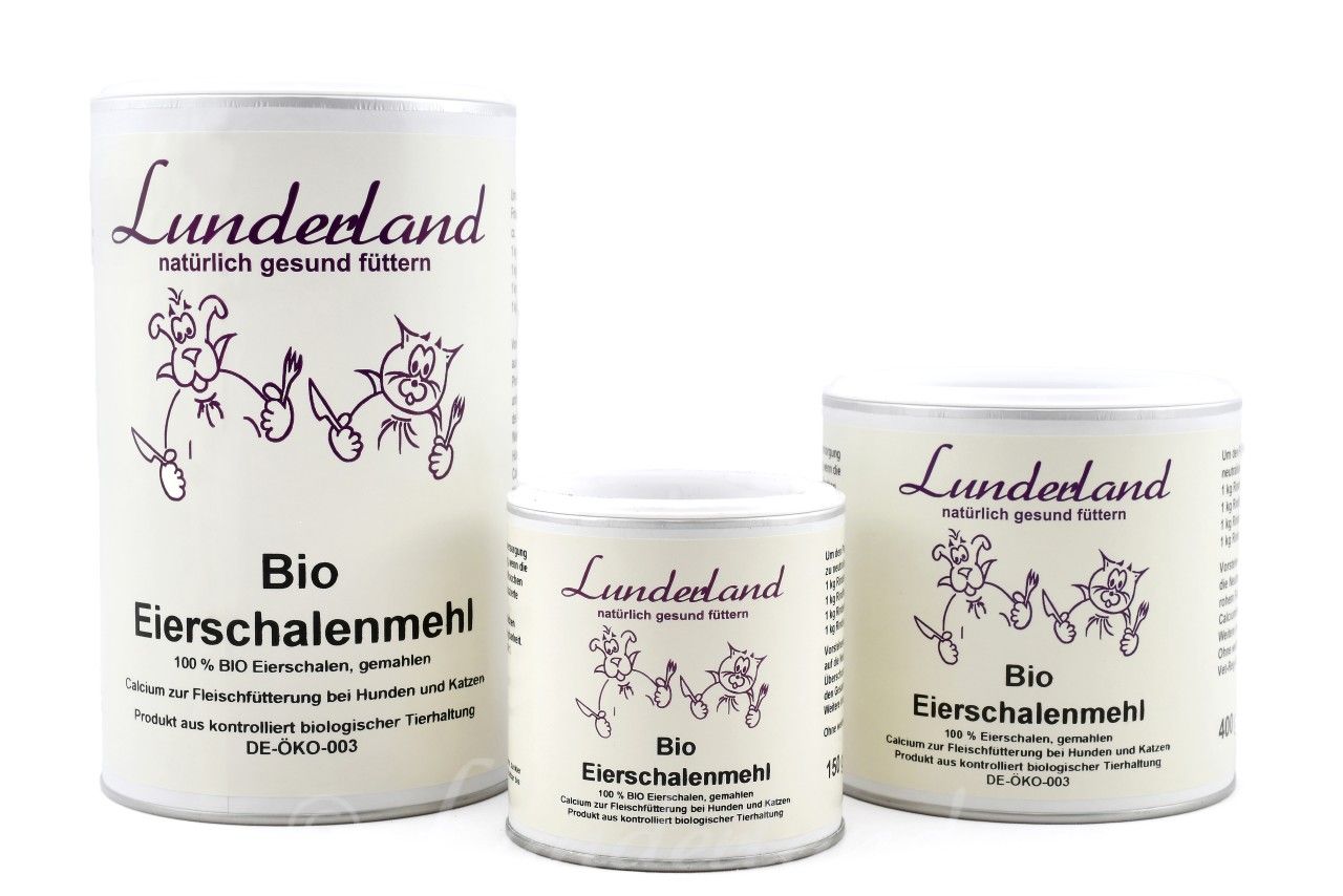 Bio-Eierschalenmehl, 150g - Lunderland