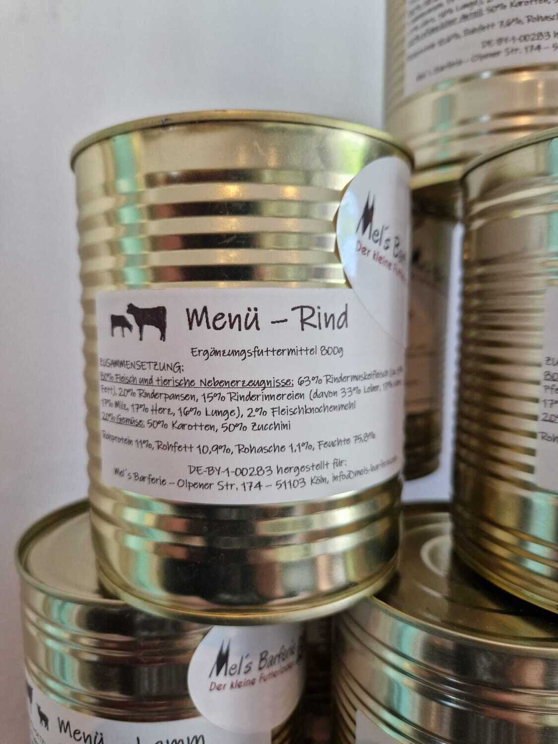 Menü Rind, 800g - Mel´s Barferie