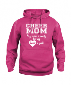 Cheer Mom Heart Hoodie
