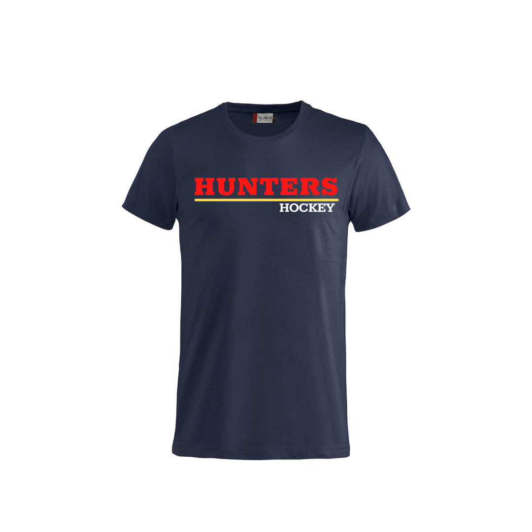 Hunters T-paita tekstilogolla navy