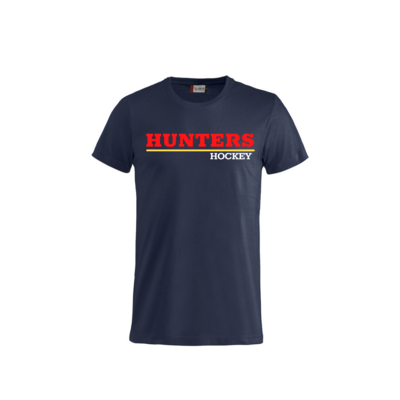 Hunters T-paita tekstilogolla navy