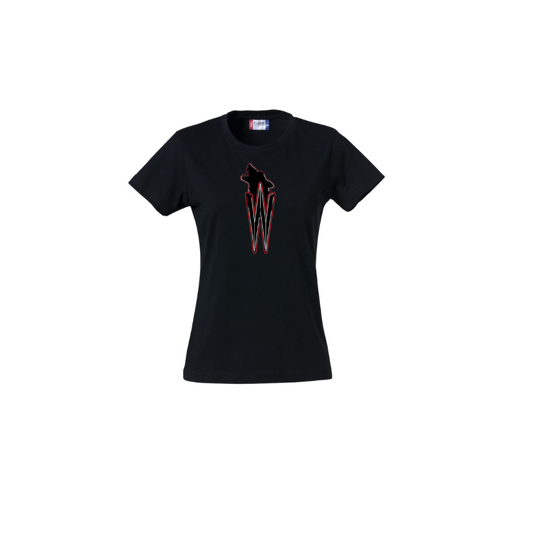Wolves naisten T-paita logolla