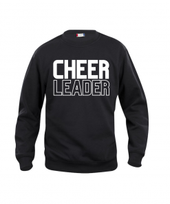 College – CHEERLEADER, Storlek: 110/120cm, Färg: Svart med vit print