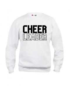 College – CHEERLEADER, Storlek: 110/120cm, Färg: Vit med svart print