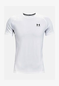 UA HG Armour Shortsleeve Compression Shirt White
