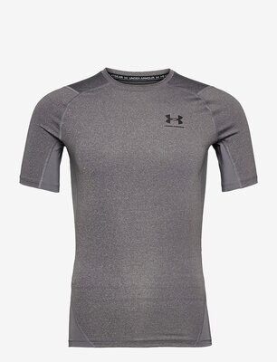 UA HG Armour Shortsleeve Compression Shirt Grey