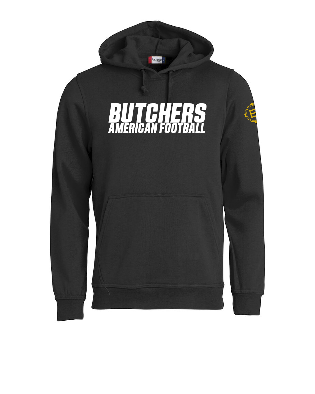 Porvoon Butchers Huppari Tekstillä