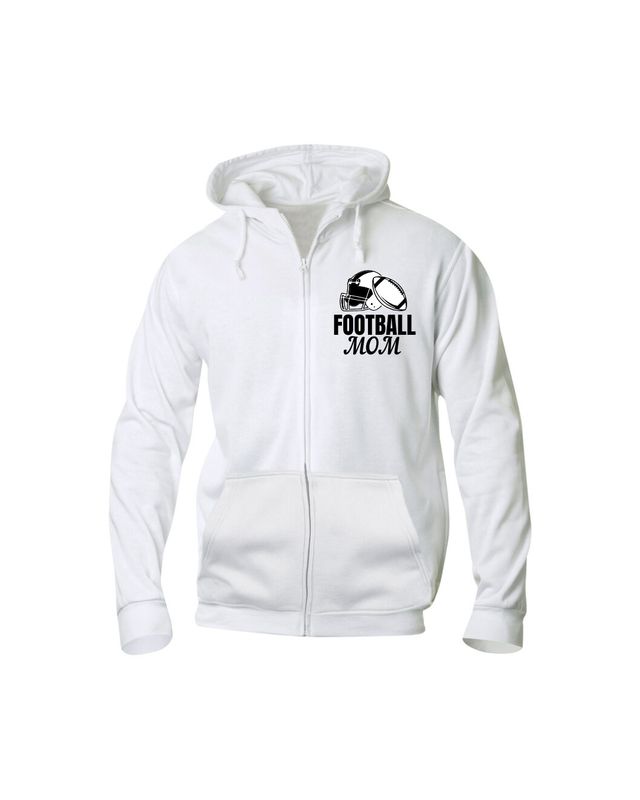 Football Mom huppari vetuketjulla Football Mom huppari vetuketjulla