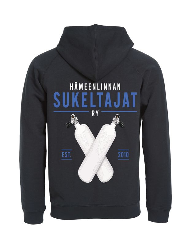 Hämeenlinnan Sukeltajat Vetoketjullinen Huppari