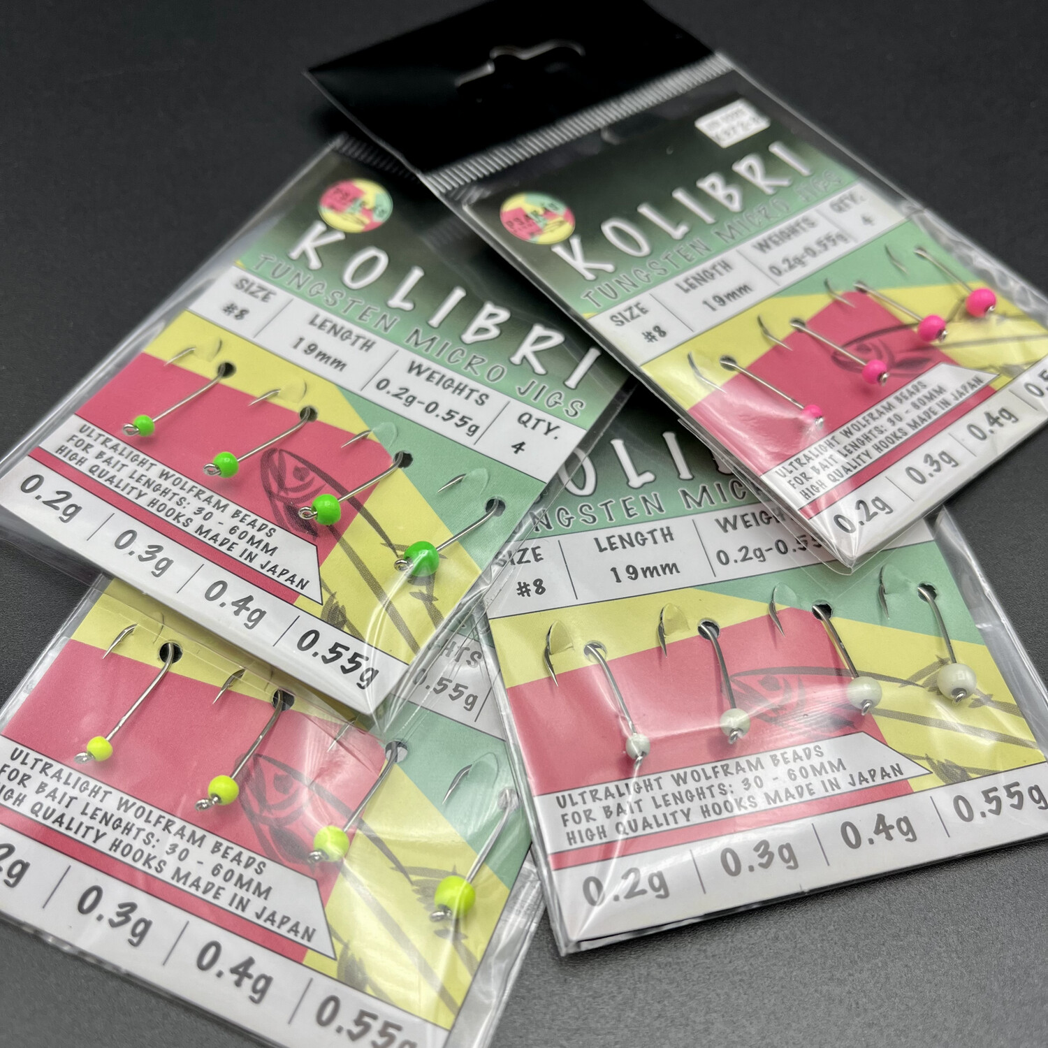 KOLIBRI Forellen Micro Jigs - #8 | 0,2 g - 0,55 g | K372-8