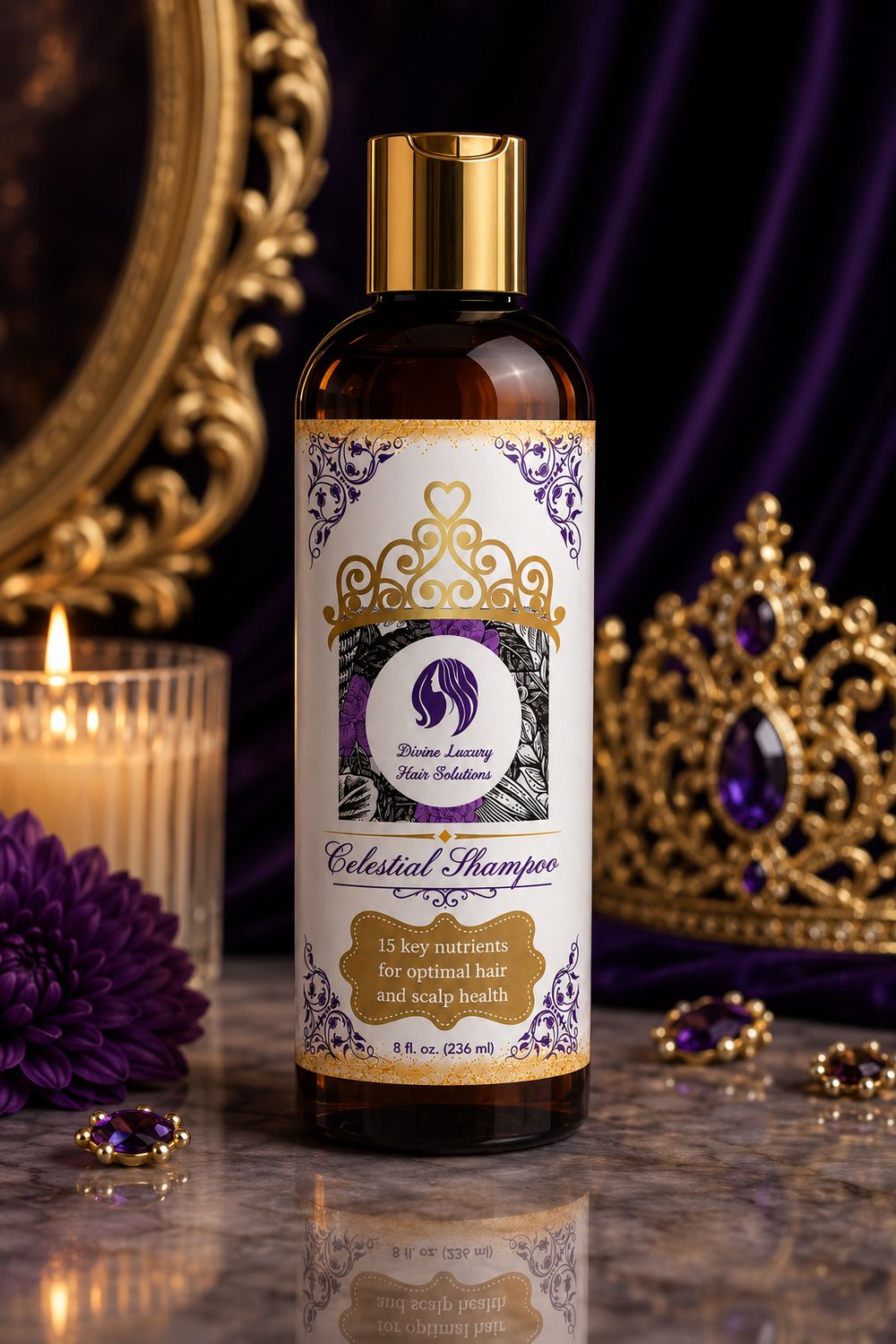 Divine Luxury Hair Solutions - Celestial Shampoo: 8 oz