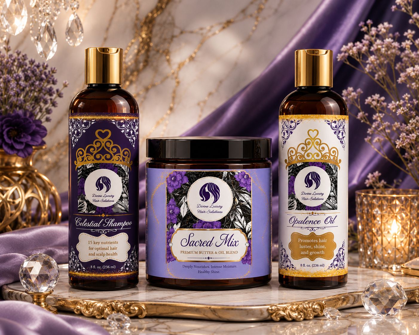 Divine Luxury Hair Solutions - The Crown Collection Divine Luxury Hair Solutions - The Crown Collection