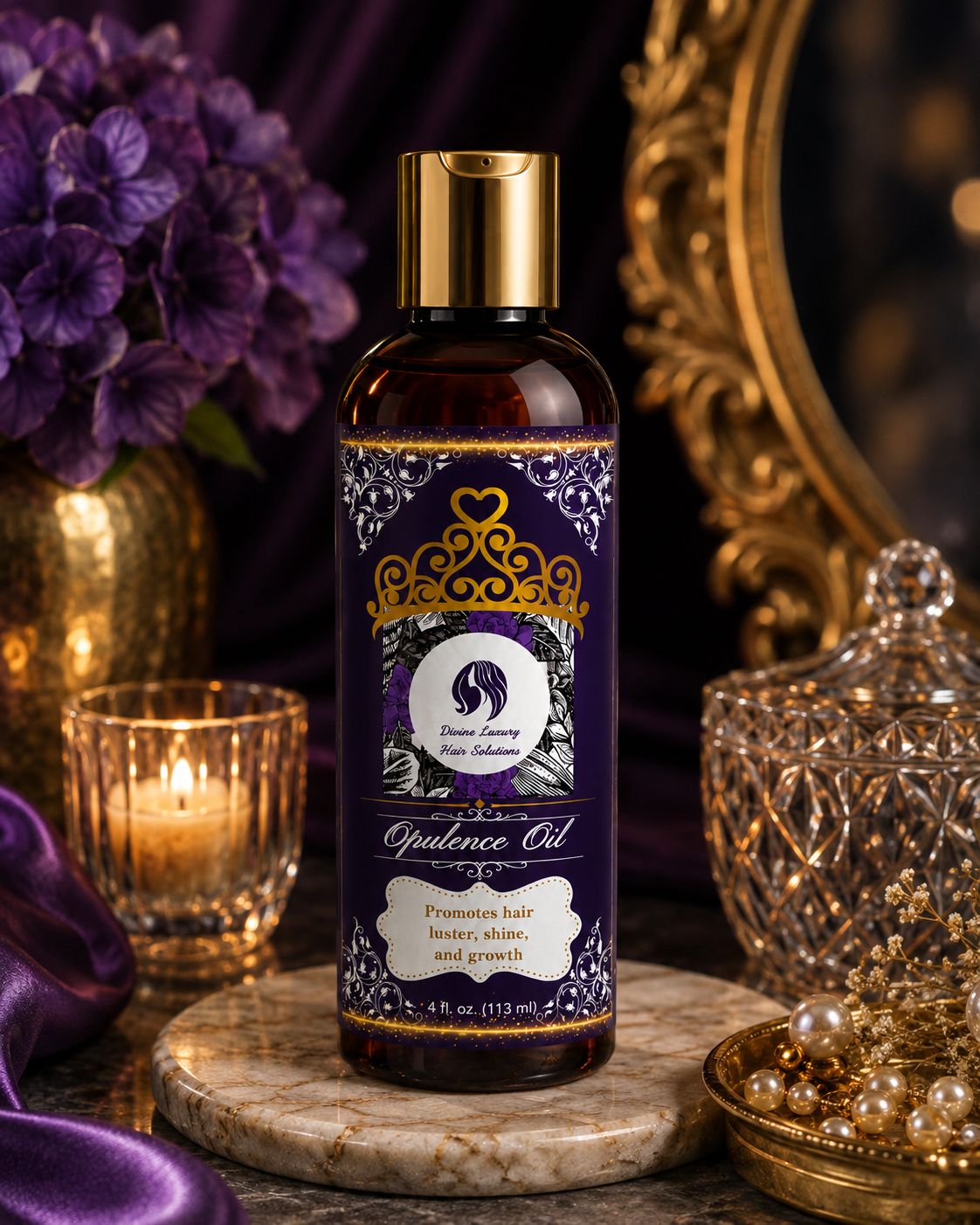 Divine Luxury Hair Solutions - Opulence Oil: 4 oz