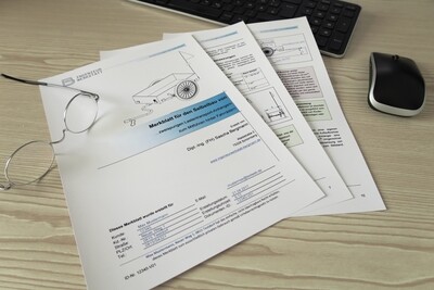 Eigenbau-Fahrradanhänger (Merkblatt)