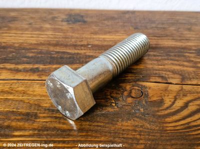 Sechskantschraube DIN 931 - M24 x 90 - 8.8 Stahl verzinkt