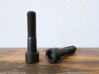 Zwei Zylinderschrauben Innensechskant ISO 4762 - M14 x 60 - 8.8 blank