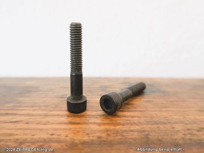Zweimal Zylinderschraube Innensechskant M6 x 35 - GewLänge 20 mm