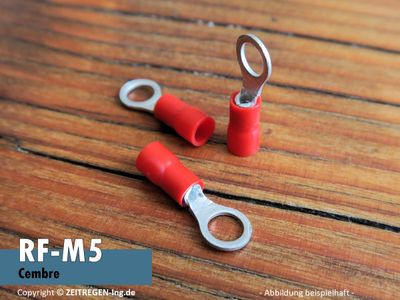 Ringkabelschuh isoliert - RF-M5 - rot (Cembre)