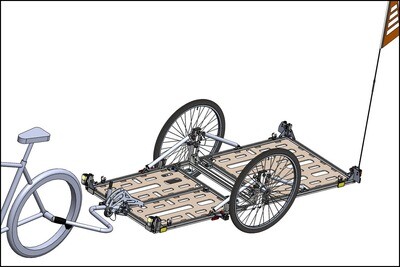 Faltbarer Radanhänger (Beta-Bauanleitung)