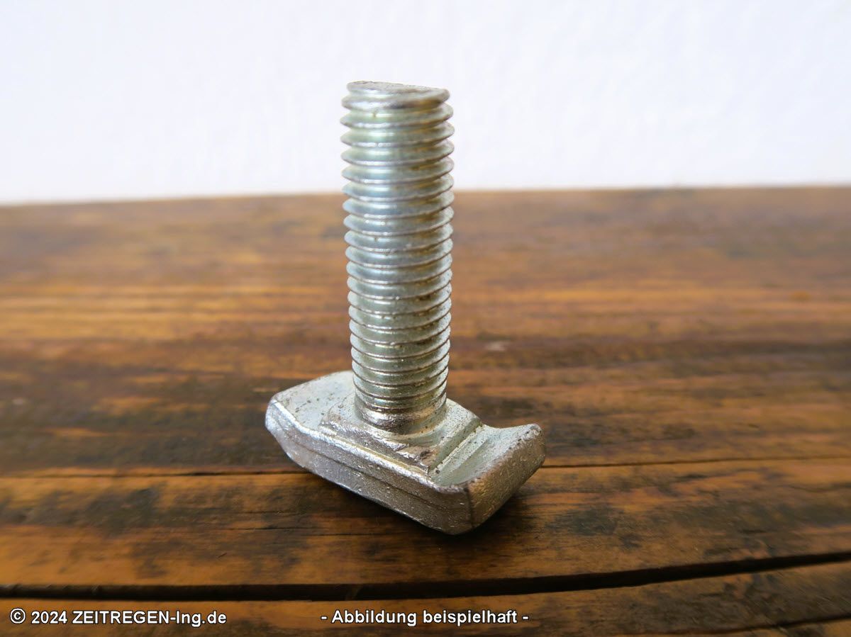 Halfen-Schraube Hakenkopf Typ 40/22 M12 x 40 - 4.6 Stahl verzinkt