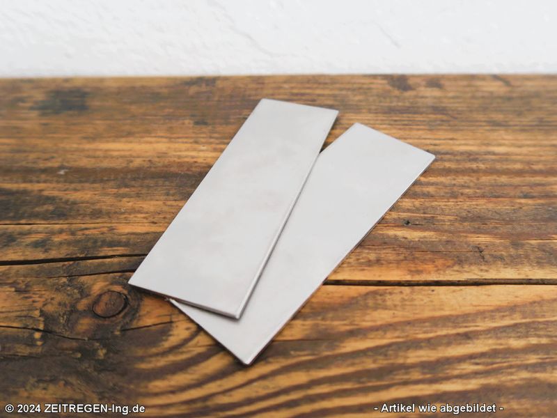 Blechstreifen - 40x2 x 120 - 1.4301 Edelstahl gebürstet