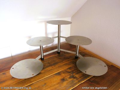 Edelstahl-Tortenständer für fünf 30 cm Kuchen