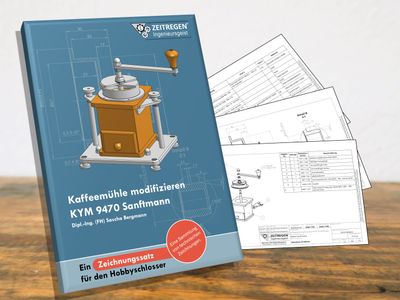 Zeichnungssatz zur Modifizierung der KYM 9470 Kaffeemühle