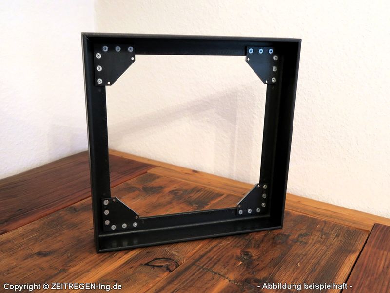 Stahl-Bilderrahmen für 30 x 30 cm Leinwand
