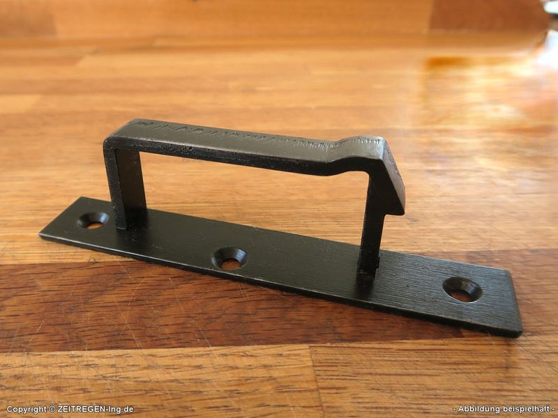 Schließkloben zum Aufschrauben für historisches Kastenschloss