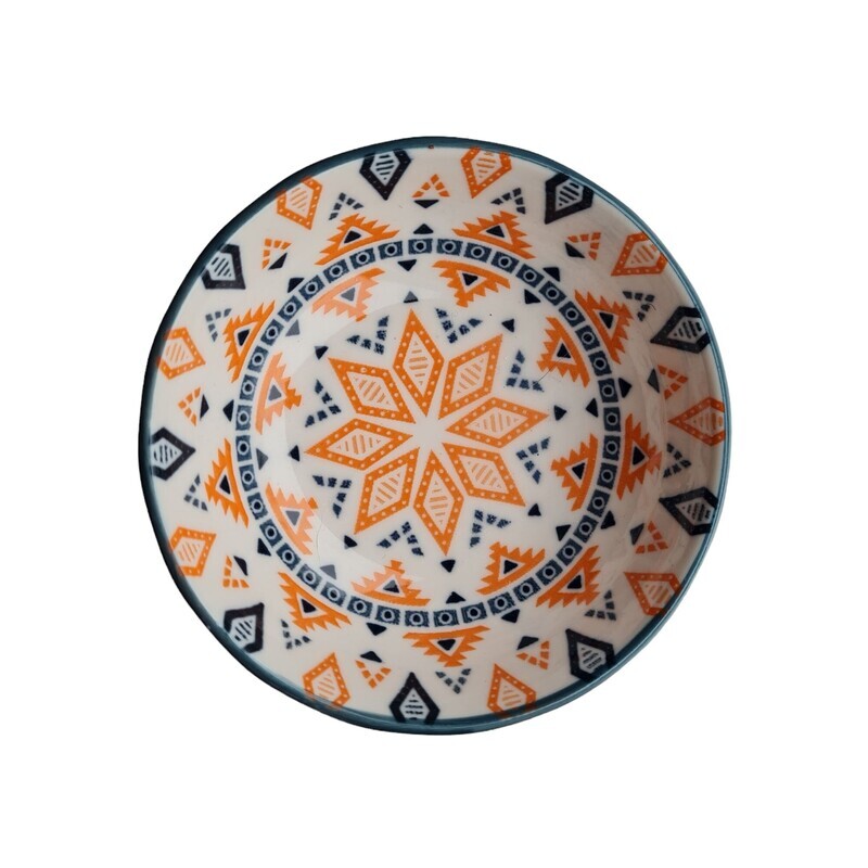 Ceramic bowl 9cm Moroccan motif