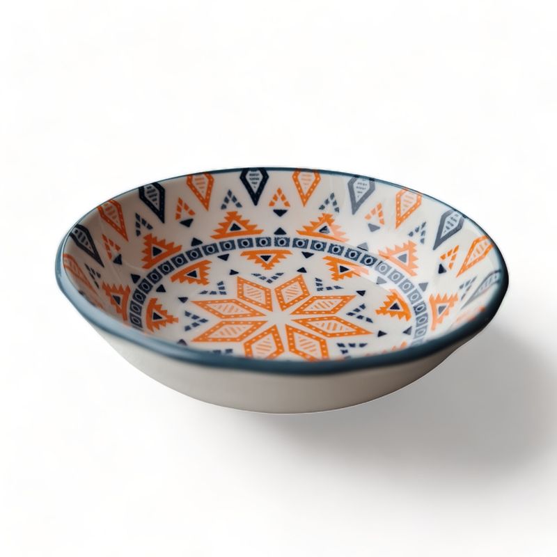 Ceramic bowl 9cm Moroccan motif