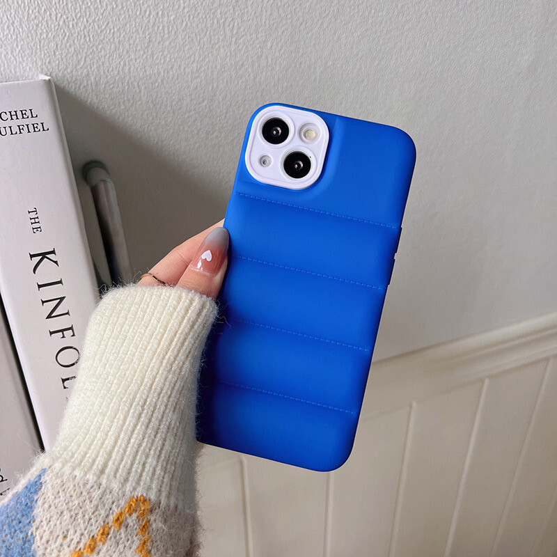 PUFFER JACKET CASE FOR IPHONE XR TO 13 PRO MAX