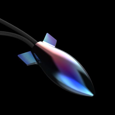 Titanium Warheard Bead