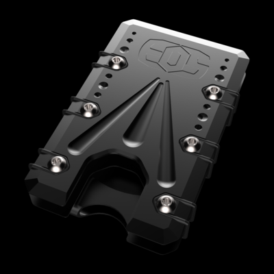 2.0 Titanium Wallet Black Cerakote Deep Carry Money Clip