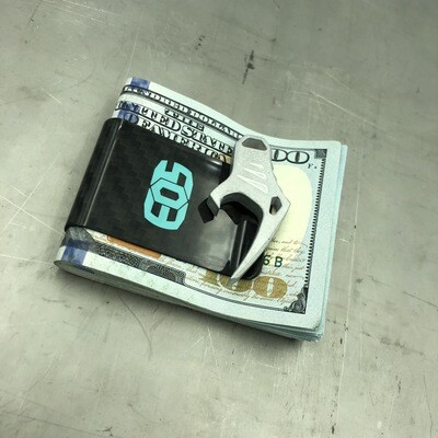 EOS Carbon Fiber Money Clip &amp; Brew Blaster Combo