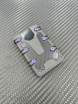 3.0 Ti Sasha Carbon Purple Wallet