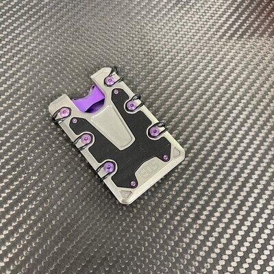 3.0 Ti Satin G10 Purple Wallet