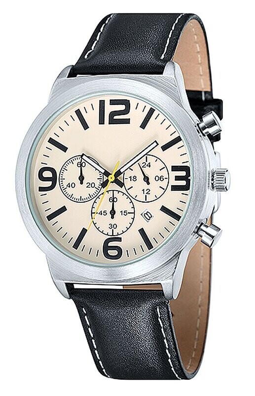 XXL Chronograph, Bestseller Ø 46mm Metall Leder