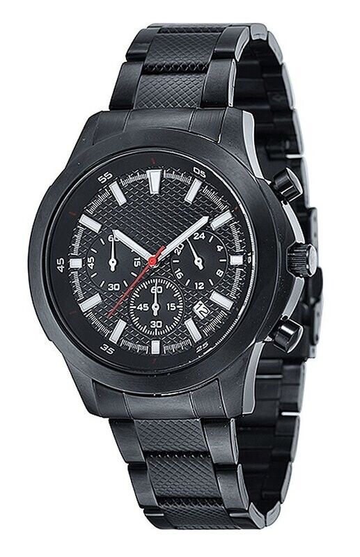 Hochwertiger XXl-Chronograph Ø 45mm Edelstahl
