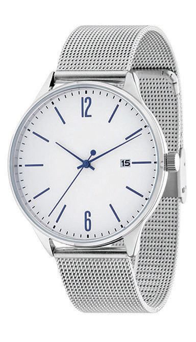 Designer Werbe-Armbanduhr Ø 42mm Edelstahl