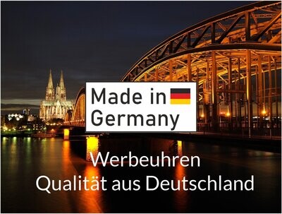 Werbeuhren und Logouhren Made in Germany