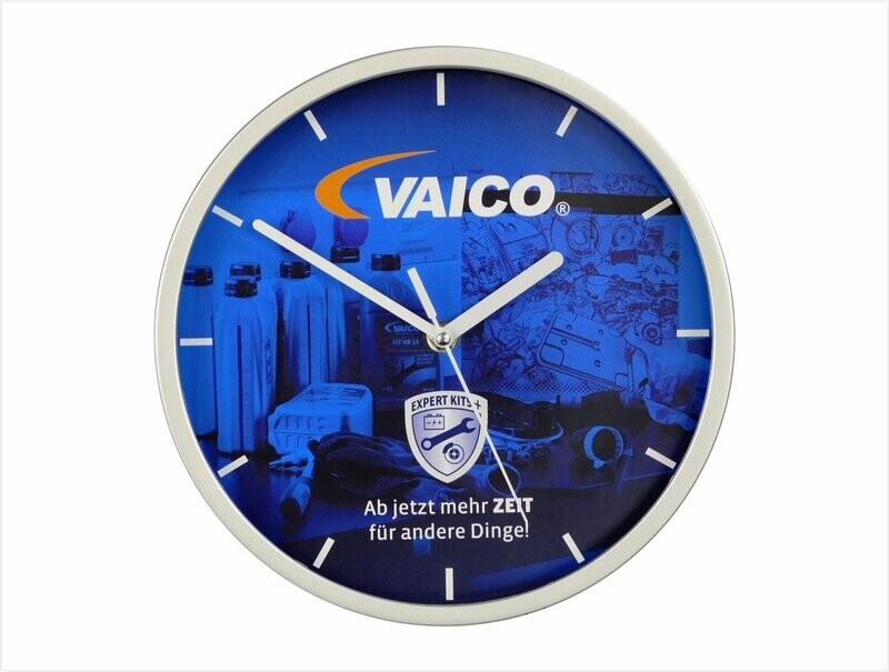 Wanduhr mit Logo Ø 25cm Kunststoff
