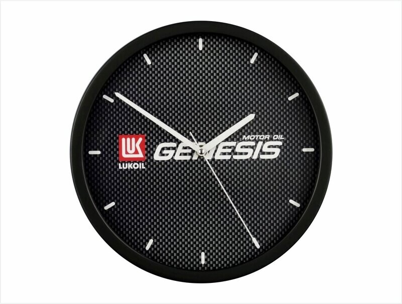 Wanduhr mit Logo Ø 30cm Kunststoff