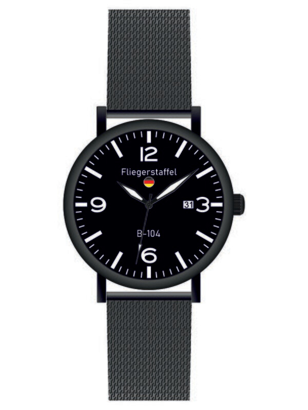 Werbeuhren Made in Germany 
Modell KLASSIK Ø 40mm Metall Edelstahl