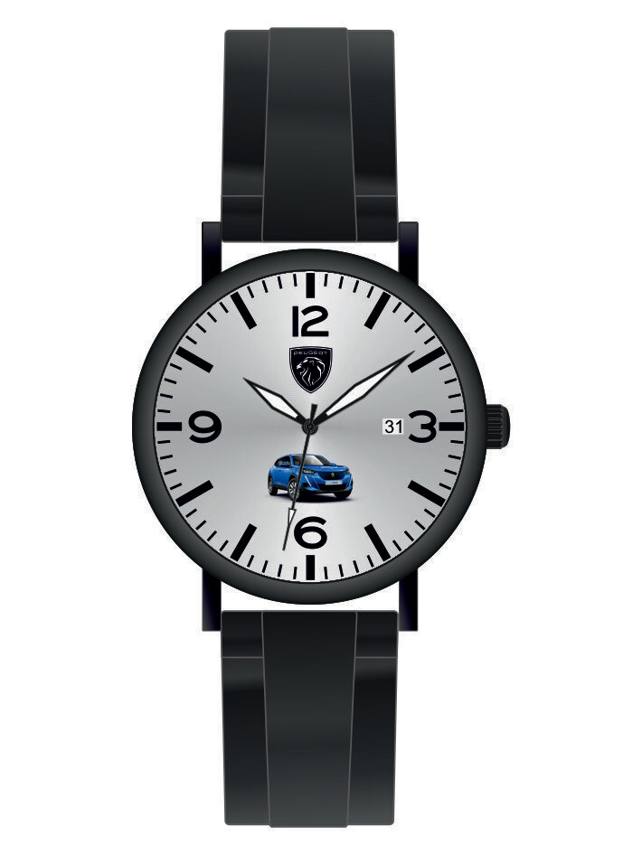 Werbeuhren Made in Germany 
Modell KLASSIK Ø 40mm Metall Silikon